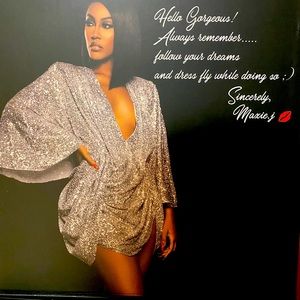 Medium Charcoal Silver Dress